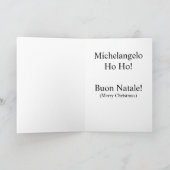 SantaDavid Feestdagen Kaart (Binnen)