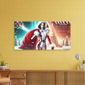 santagirl film canvas afdruk (Insitu (Woonkamer))