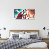 santagirl film canvas afdruk (Insitu (Slaapkamer))