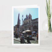 Sant'Agnese in Agone, Piazza Navona, Rome, Italië Kaart (Voorkant)