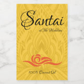 Santai Bottle Sticker (Enkel label)