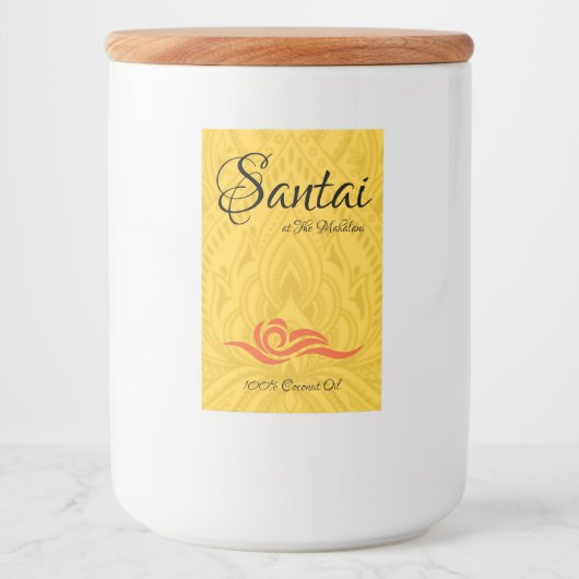 Santai Bottle Sticker (Voorkant)