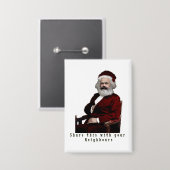 SantaKarl MarXmas Button (Voorkant / Achterkant)