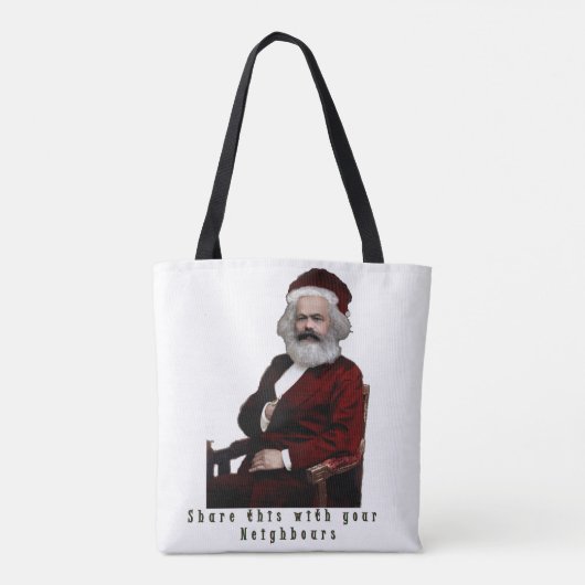 SantaKarl MarXmas Tote Bag (Achterkant)