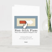 Santaman Christmas Kaart (Achterkant)