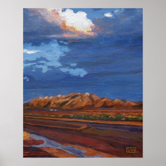 Santan Sunset Poster (Voorkant)