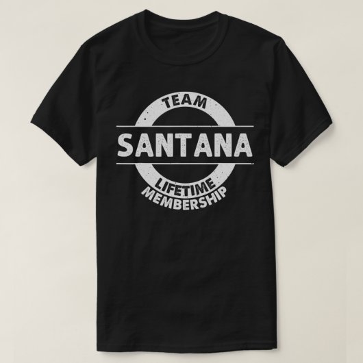 SANTANA Gift Funny Surname Family Tree Birthday T-shirt (Design voorkant)