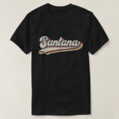Santana Name Personal  Retro Gift Mannen W T-shirt (Design voorkant)