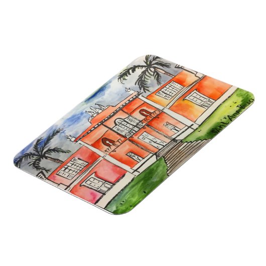 Sant'Ana Palace Azoren Ponta Delgalda São Miguel Magneet (Linkerzijde)