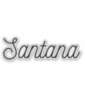 Santana Sticker (Voorkant)