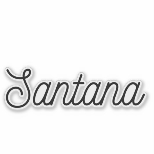 Santana Sticker (Voorkant)