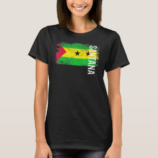 Santana , Tom and Prncipe, vlag voor mannen Kinder T-shirt