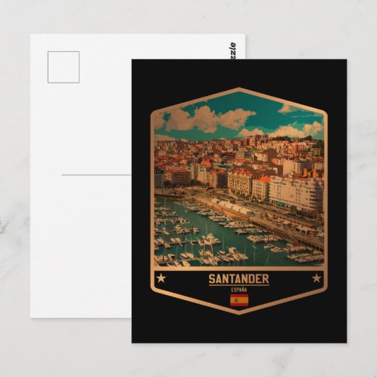 Santander Briefkaart (Voorkant / Achterkant)