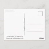 Santander, Cantabrië (Spanje) Briefkaart (Achterkant)