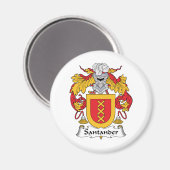 Santander Family Crest Magneet (Voorkant / Achterkant)