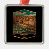 Santander Metalen Ornament (Voorkant)