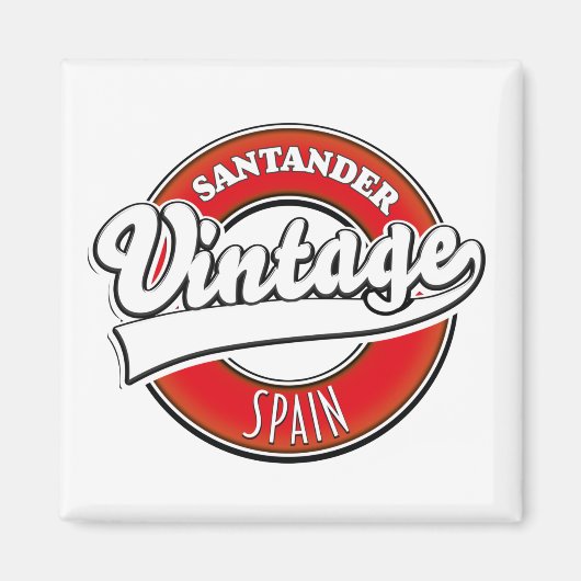 Santander Spanje logo Magneet (Voorkant)
