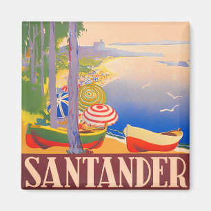 Santander Spanje vintage Magneet