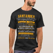 SANTANDER volledig onverklaarbaar T-shirt (Voorkant)