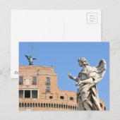 Sant'Angelo Castle in Rome, Italië Briefkaart (Voorkant / Achterkant)