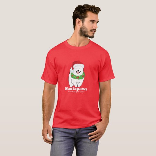 Santapaws komt naar de stad RED T-shirt (Voorkant volledig)