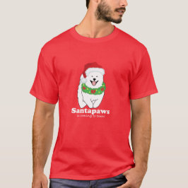 Santapaws komt naar de stad RED T-shirt
