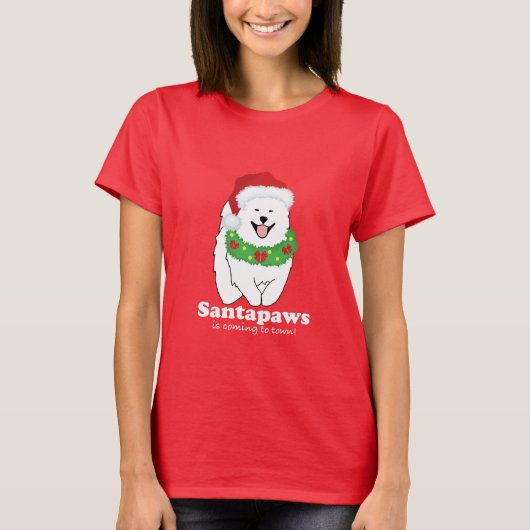 Santapaws komt naar de stad t-shirt (Voorkant)