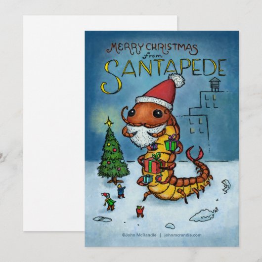 Santapede Kaart (Voorkant / Achterkant)