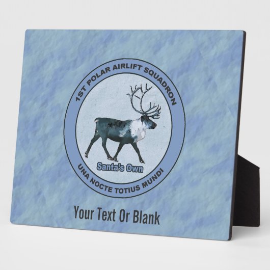 Santa's 1e Poolse Luchttransport Sqdn - Onderdrukt Fotoplaat (Zijkant)