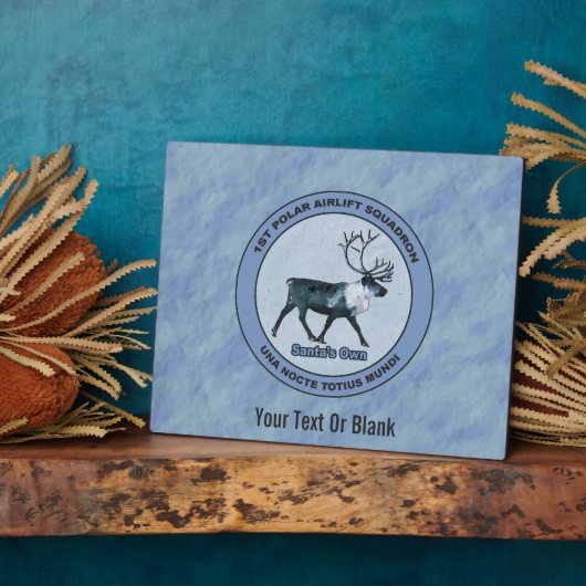 Santa's 1e Poolse Luchttransport Sqdn - Onderdrukt Fotoplaat (Zijkant)