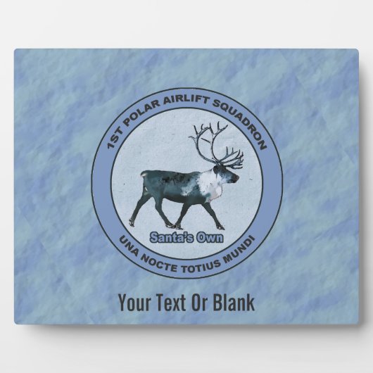 Santa's 1e Poolsterluchtbrug-Squadron - Gedempt Fotoplaat (Voorkant)