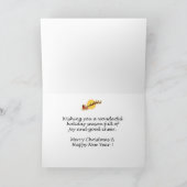 Santa's 2 Cocker Spaniels Feestdagen Kaart (Binnen)