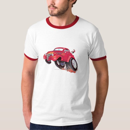 Santa's 39 Chevy-shirt T-shirt (Voorkant)