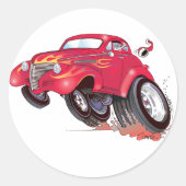 Santa's 39 Chevy sticker (Voorkant)