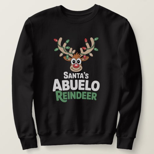 Santa's Abuelo Reindeer Spanish Trui (Design voorkant)