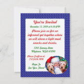 Santa's Airedale Terriers met Kerstmis Kaart (Achterkant)