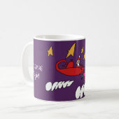 Santa's Alicorn Sleigh Koffiemok (Voorkant links)