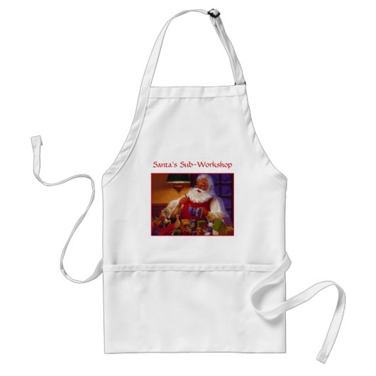 Santa's andere workshop Apron Standaard Schort (Voorkant)