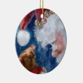 Santa's apotheekliefdadigheidsinstelling keramisch ornament (Rechts)