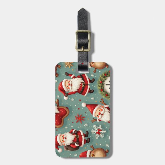 Santa's Bagagelabel (Voorkant verticaal)