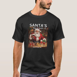 Santa's Bar en Grill, Noordpool Alaska T-shirt
