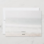 Santa's Beach Chair Vakantie Groeten Kaart (Achterkant)