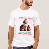 Santa's Beer T-shirt (Voorkant)