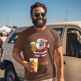 Santa's Beer Toast: Leuke & Feestelijke Kerstmis T-shirt