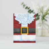 Santa's Belly Briefkaart (Staand voorkant)