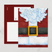 Santa's Belly Briefkaart (Voorkant / Achterkant)