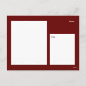 Santa's Belly Briefkaart (Achterkant)