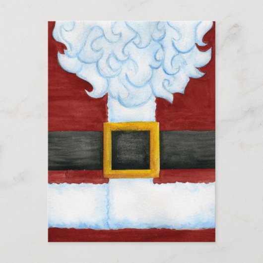 Santa's Belly Briefkaart (Voorkant)