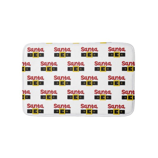 "SANTA'S BELT" BADMAT (Voorkant)