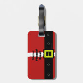Santas Belt Bagagelabel (Achterkant verticaal)